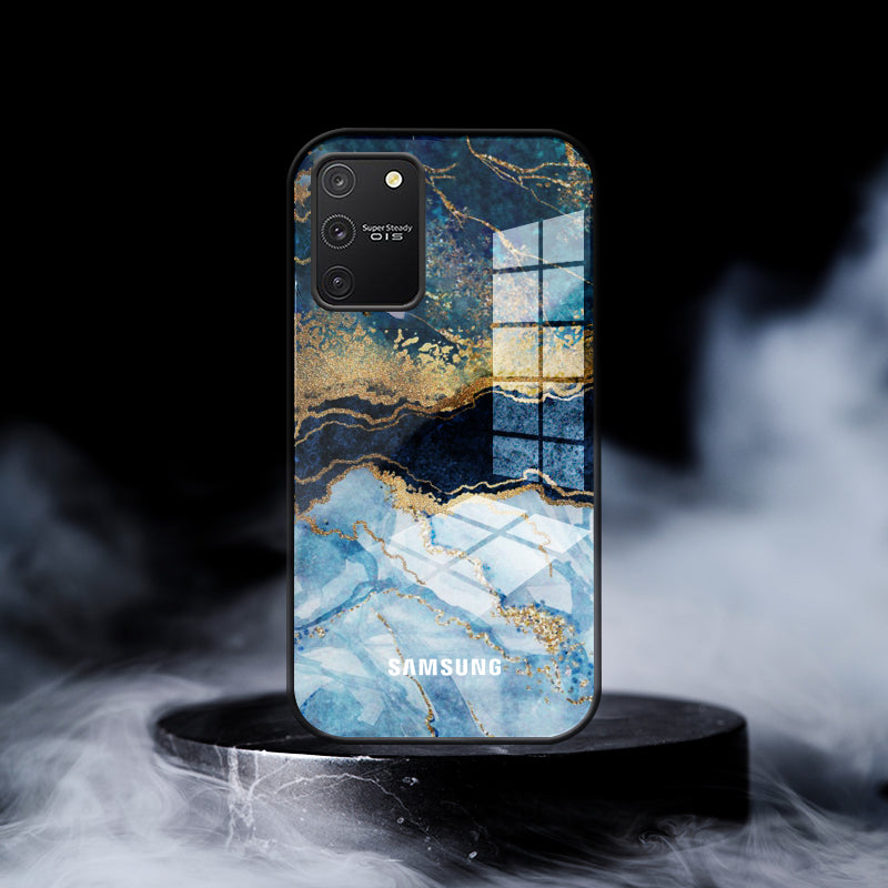 Dark Ocean Pattern Glass Case - Samsung