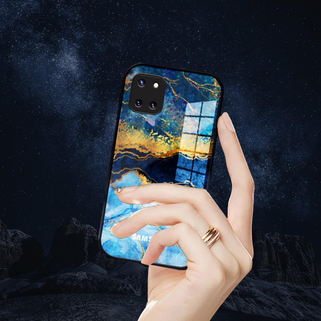 Galaxy Note 10 Series Dark Ocean Pattern Glass