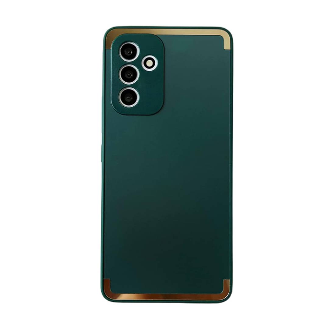 Galaxy A Series Square Gold Plated Matte Case