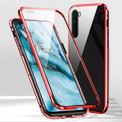 2024 Magnetic Glass Double-Sided Privacy Phone Case For OnePlus