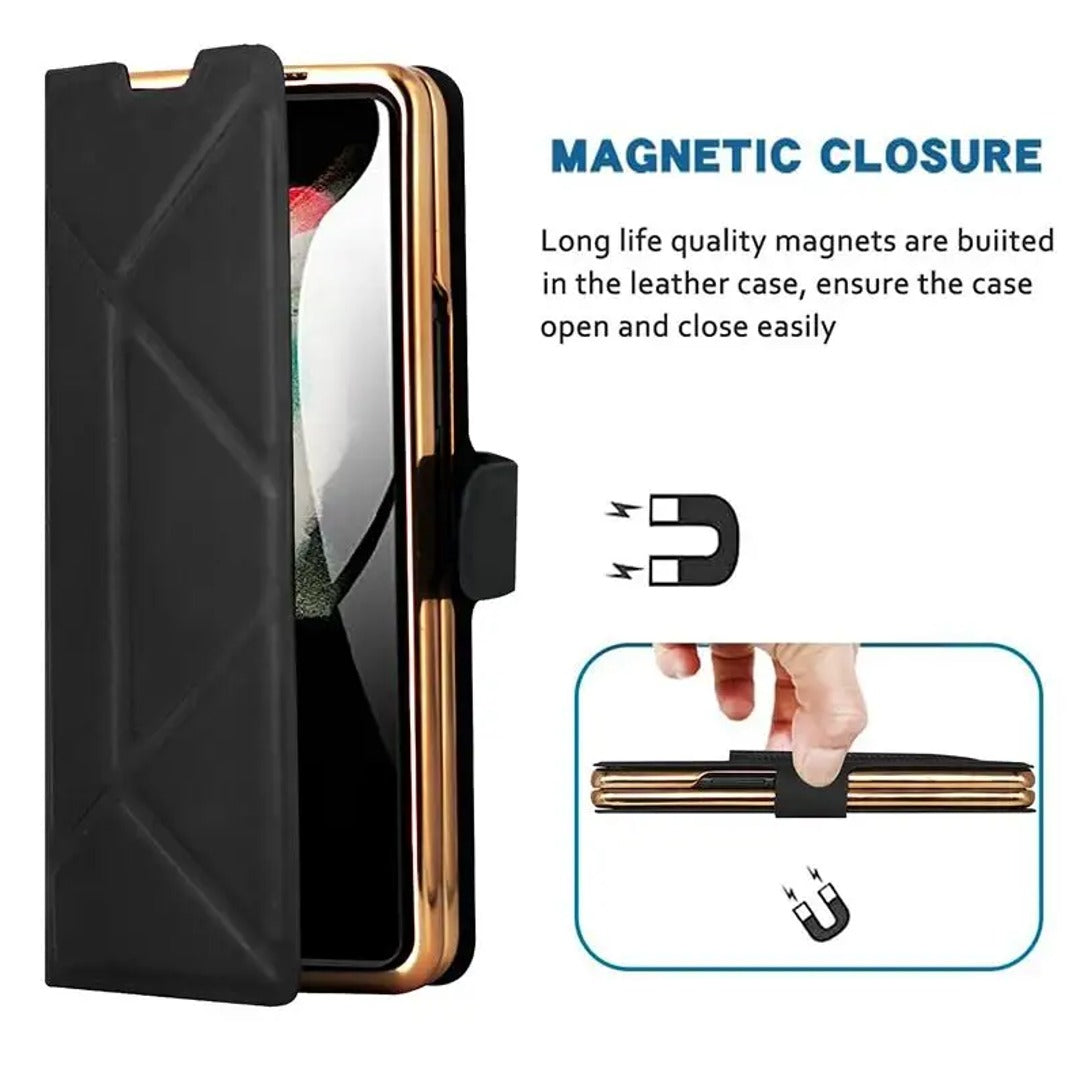 Galaxy Z Fold5 Premium Magnetic Fold Case with Pen Slot