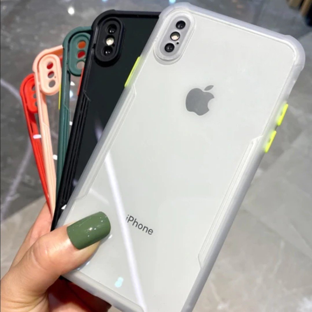 iPhone XR Shockproof Bumper Phone Case with Camera Protection