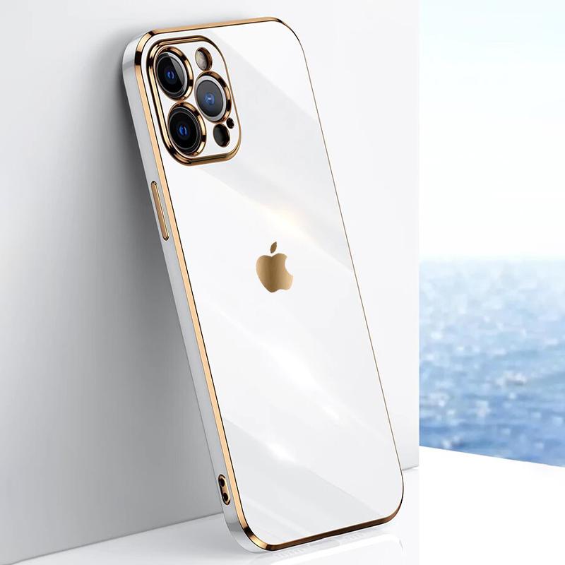 Soft Plating Camera Protection Case - iPhone