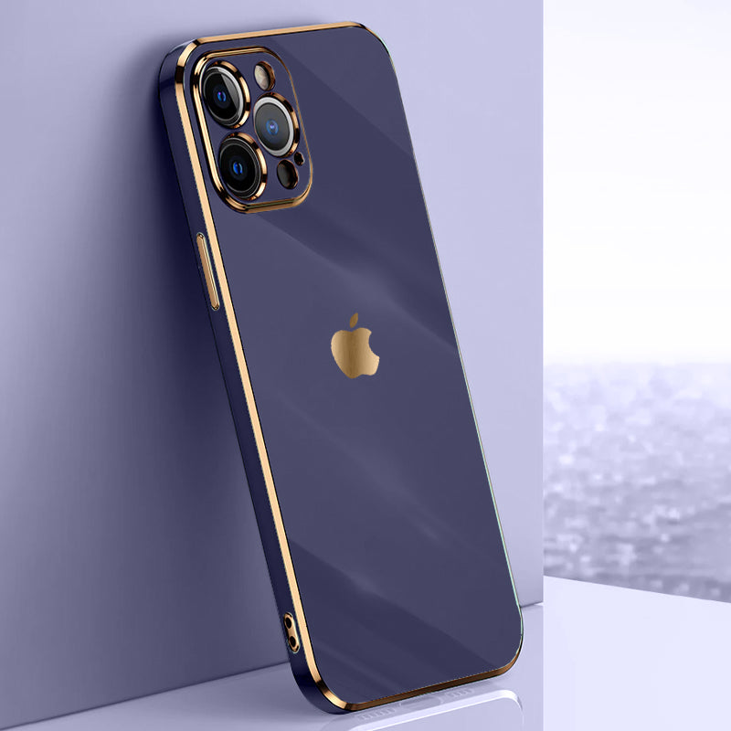 Soft Plating Camera Protection Case - iPhone