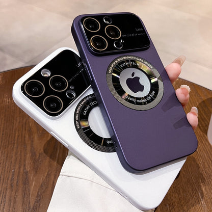 Luxury Window Design Magnetic Case Stand For iPhone