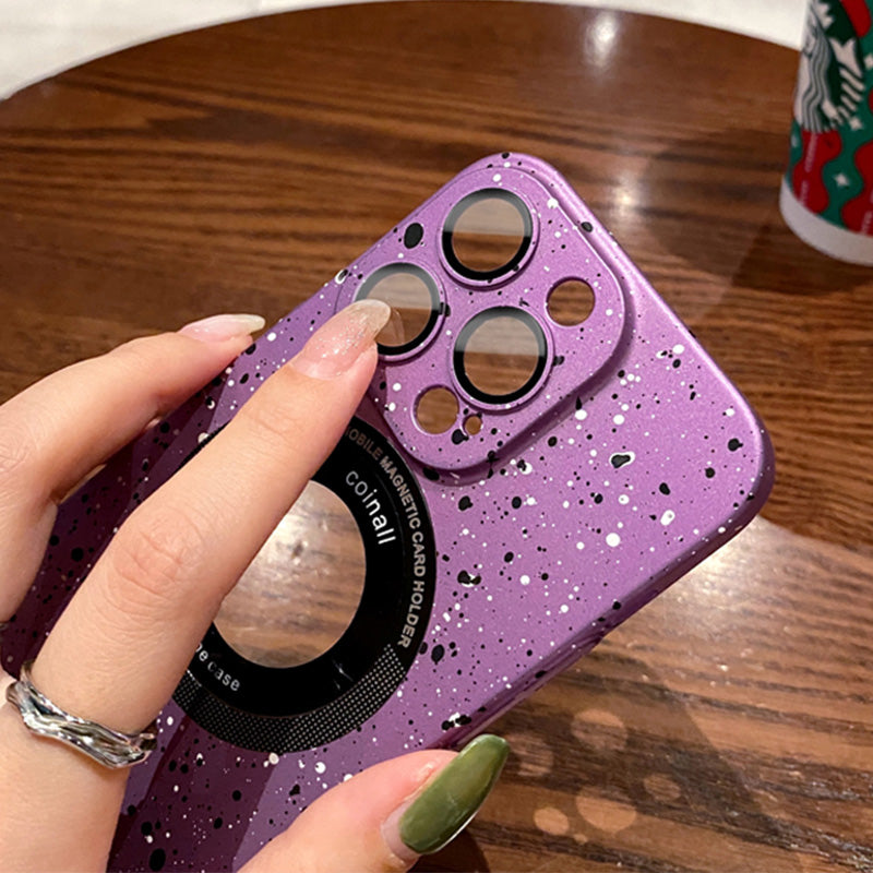 Magnetic Splash Ink Style Case - iPhone