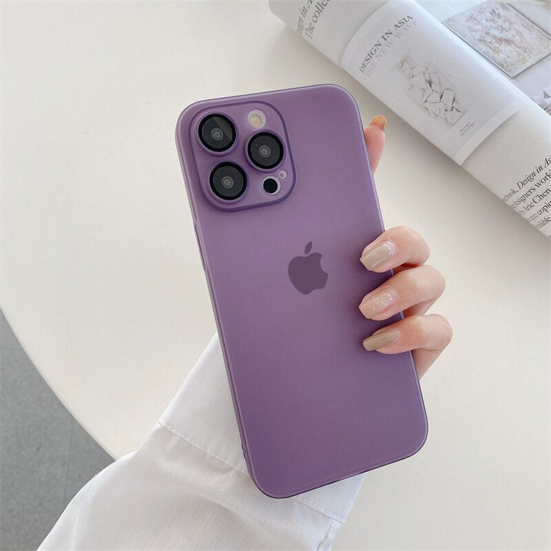 Ultra-Thin Matte Paper Back Case - iPhone