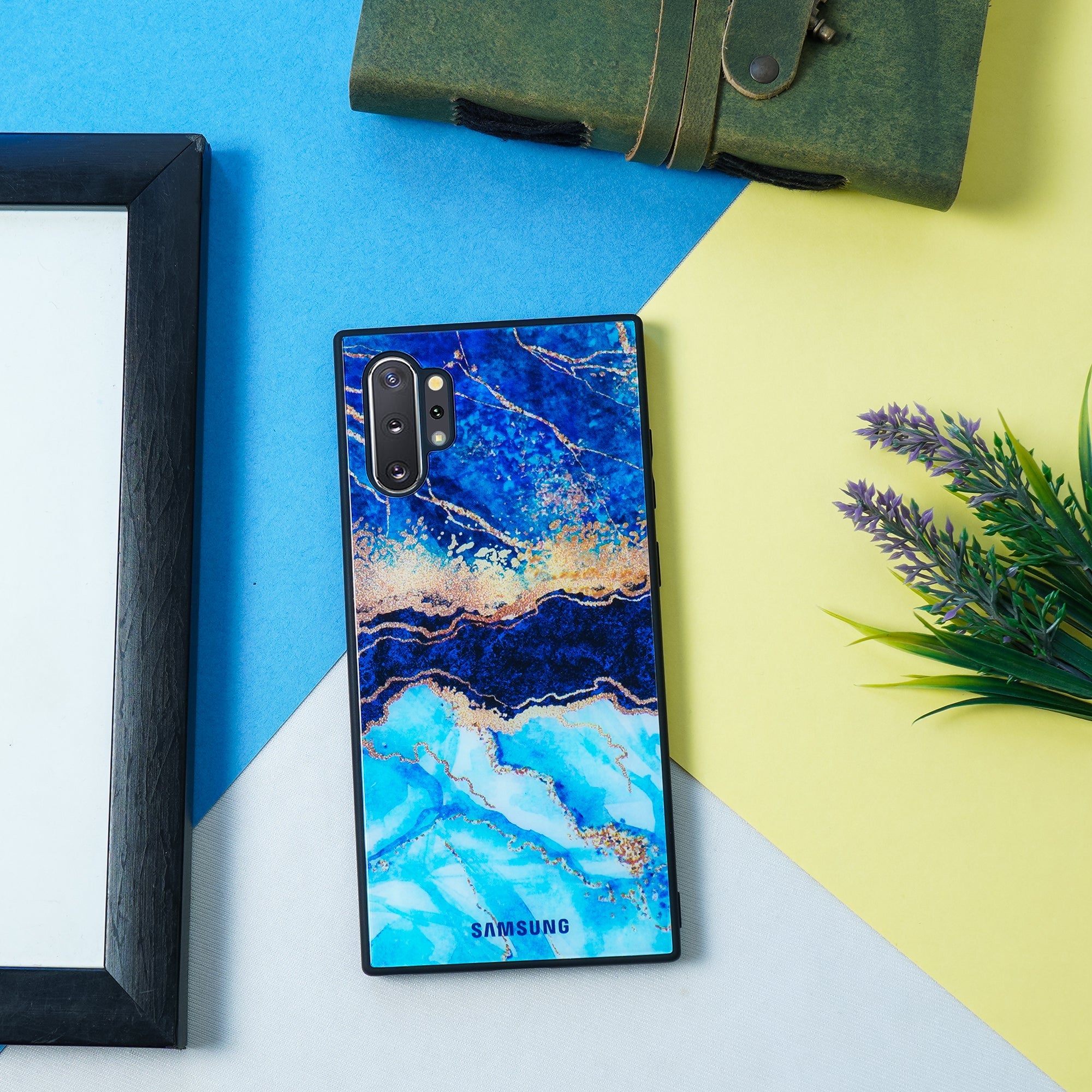 Galaxy Note 10 Plus Dark Ocean Pattern Glass