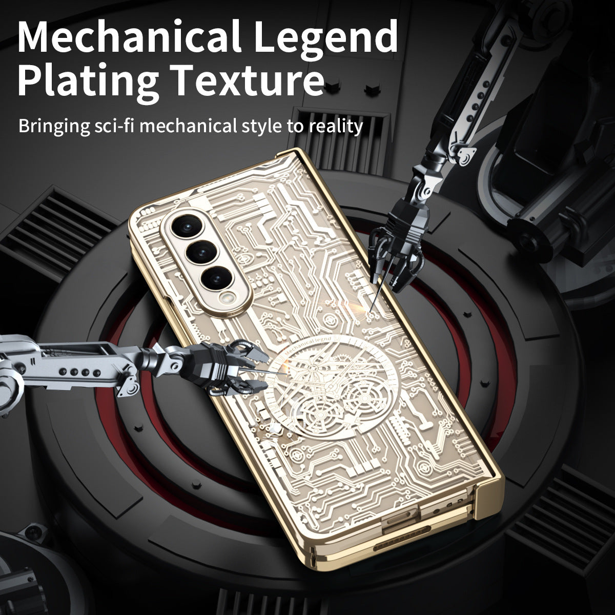 Galaxy Z Flip Series Mechanical Integrated Electroplating Case