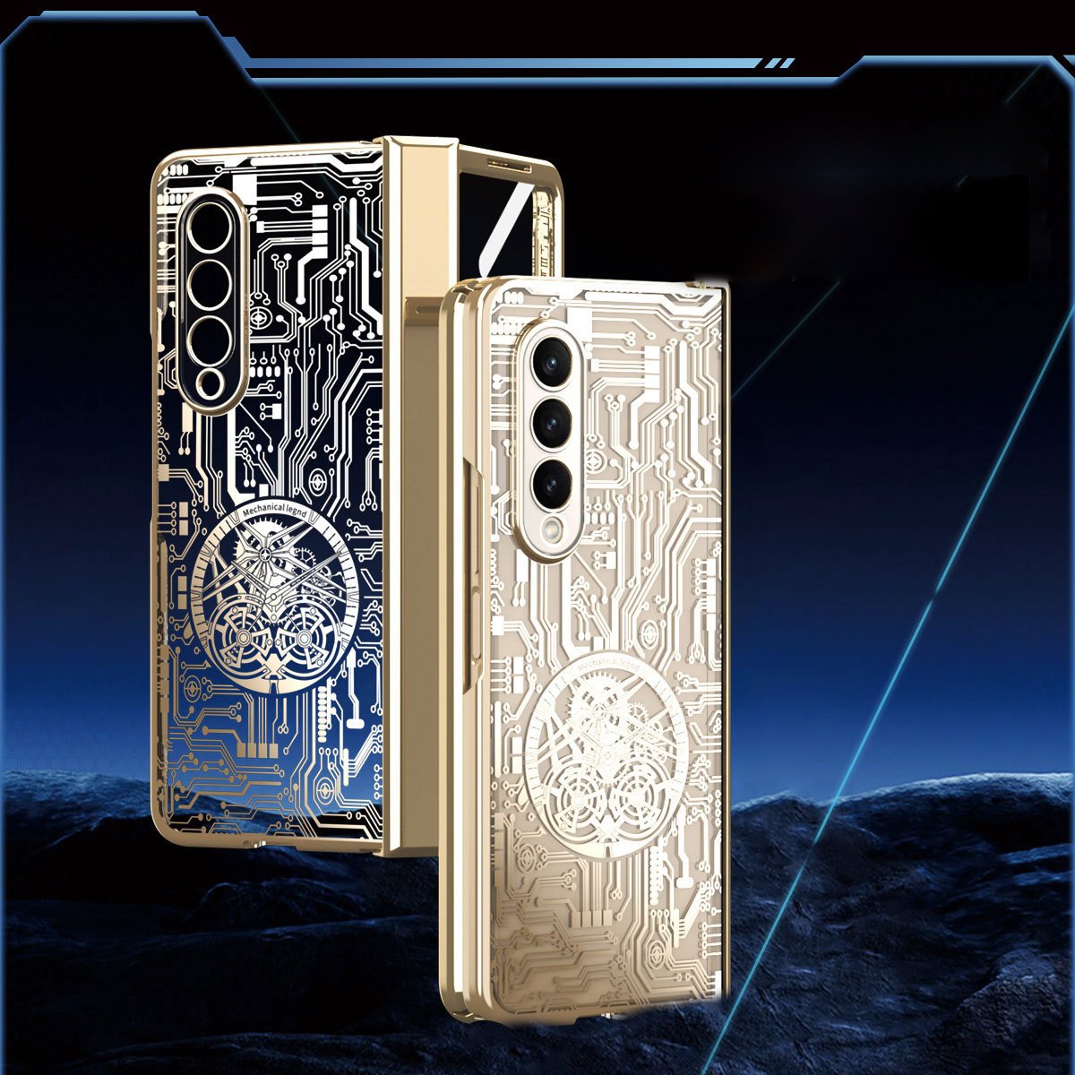 Galaxy Z Flip Series Mechanical Integrated Electroplating Case