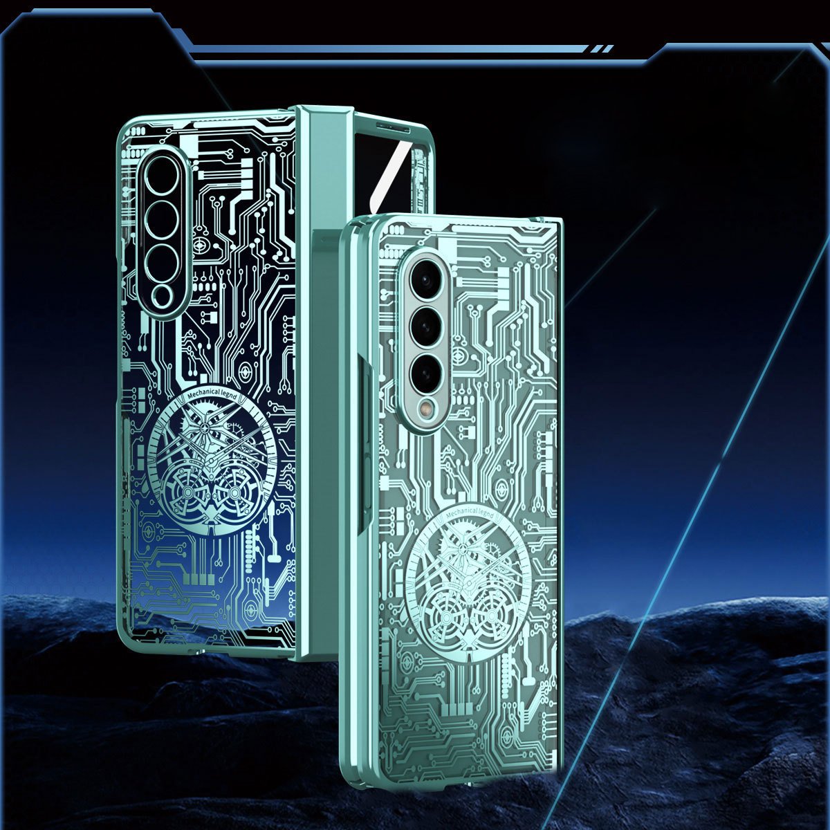 Galaxy Z Flip Series Mechanical Integrated Electroplating Case