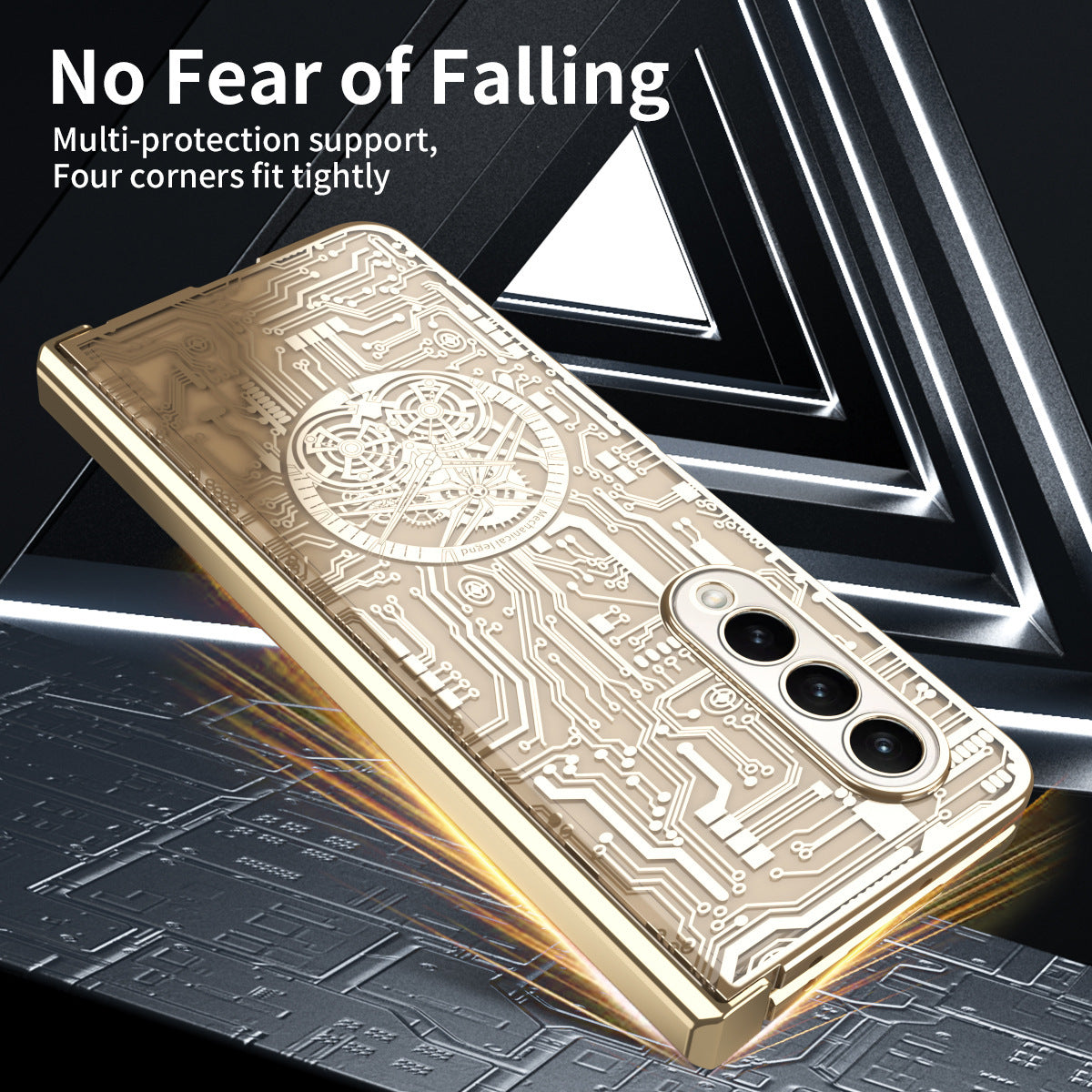 Galaxy Z Flip Series Mechanical Integrated Electroplating Case