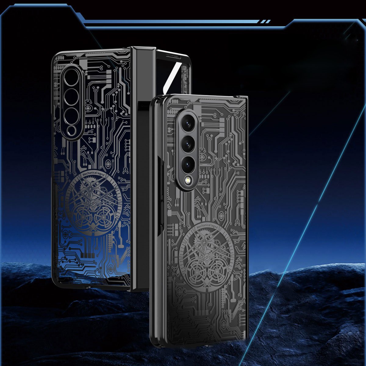 Galaxy Z Flip Series Mechanical Integrated Electroplating Case