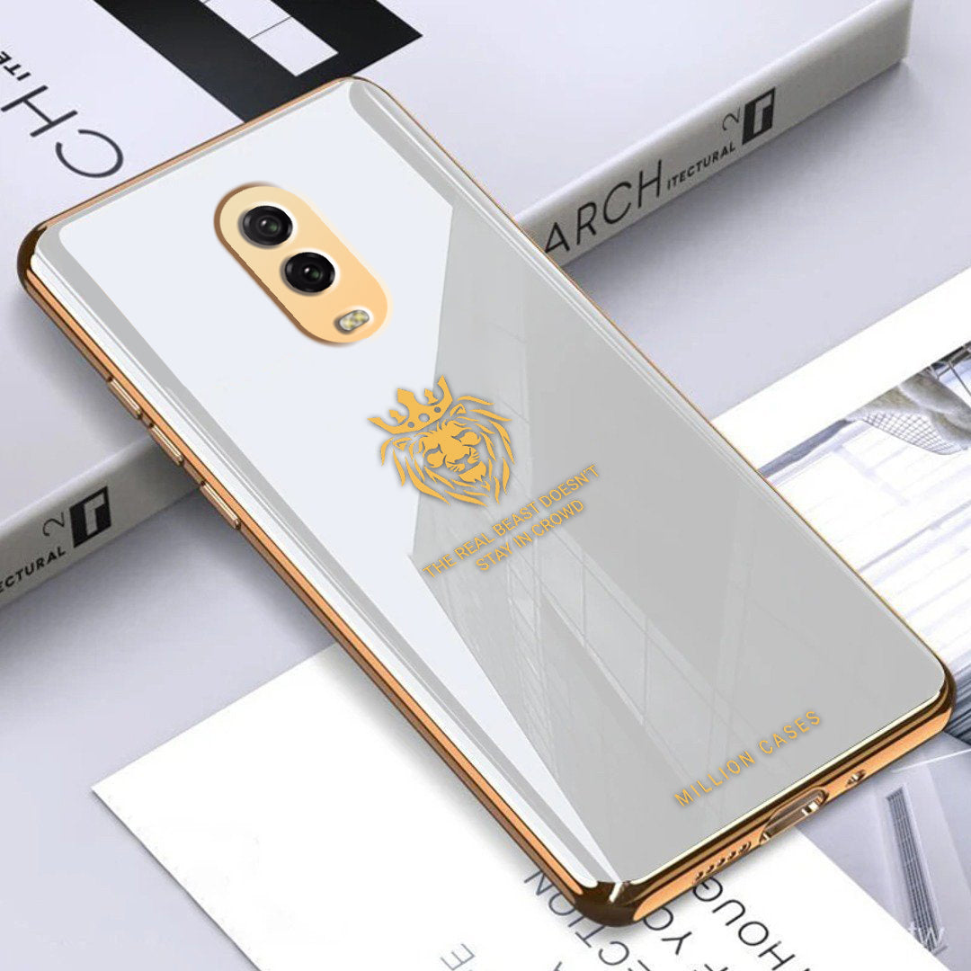 OnePlus Series Lion Pattern Electroplating Glass Case