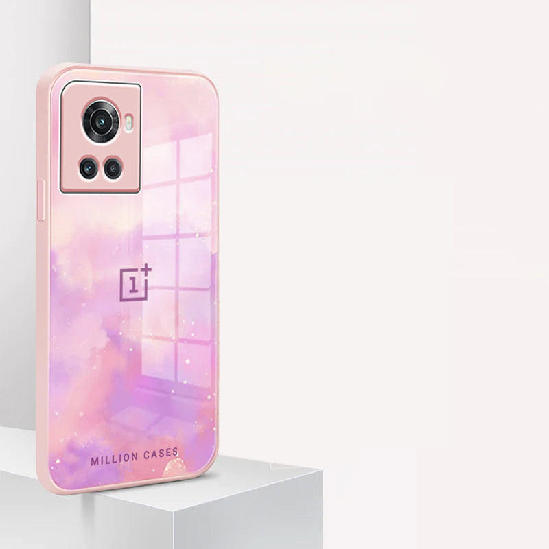 Pastel Sparkle Pattern Glass Case - OnePlus