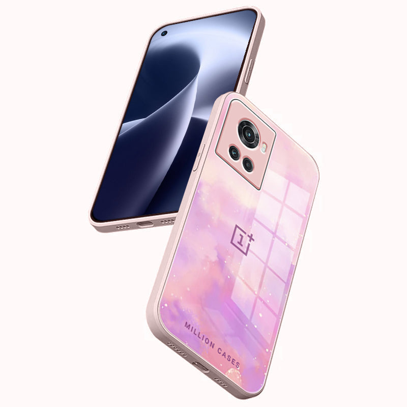 Pastel Sparkle Pattern Glass Case - OnePlus