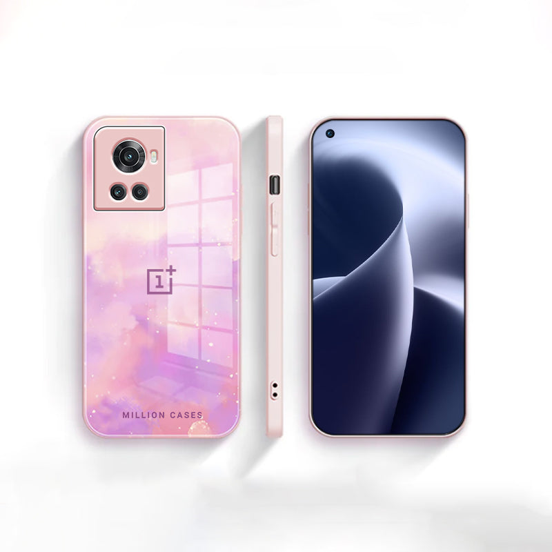 Pastel Sparkle Pattern Glass Case - OnePlus