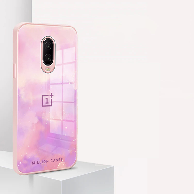 Pastel Sparkle Pattern Glass Case - OnePlus