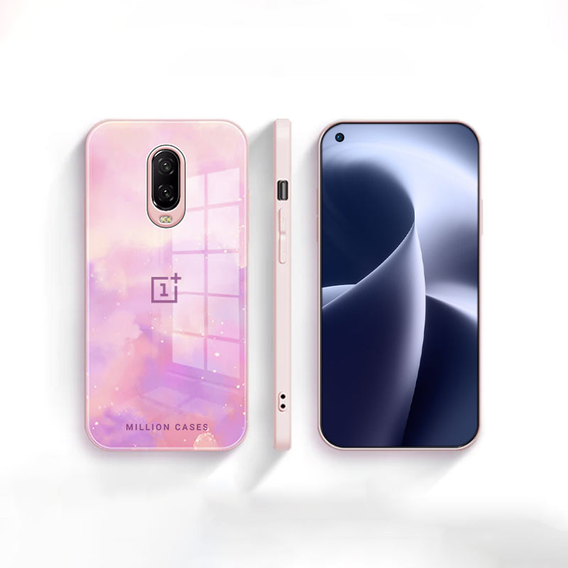 Pastel Sparkle Pattern Glass Case - OnePlus