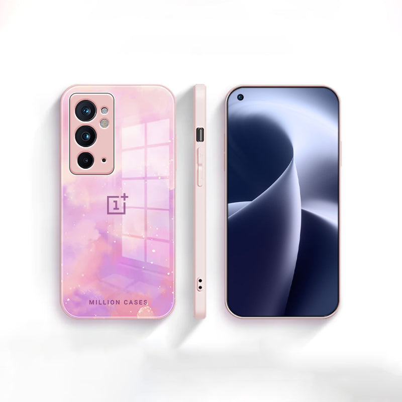 Pastel Sparkle Pattern Glass Case - OnePlus