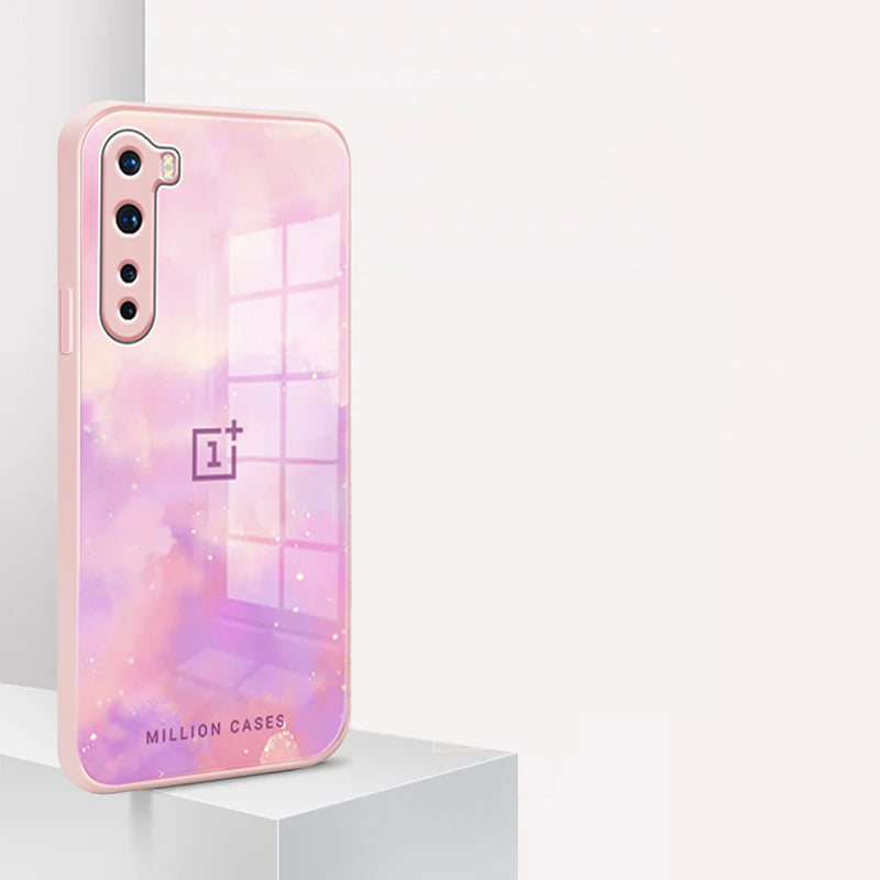 Pastel Sparkle Pattern Glass Case - OnePlus