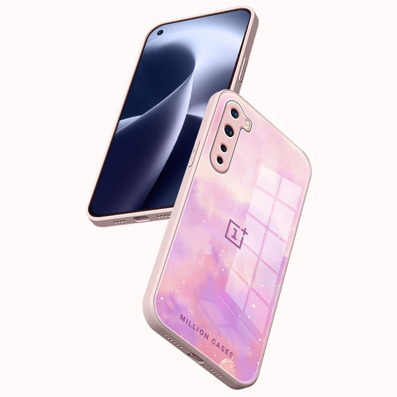 Pastel Sparkle Pattern Glass Case - OnePlus