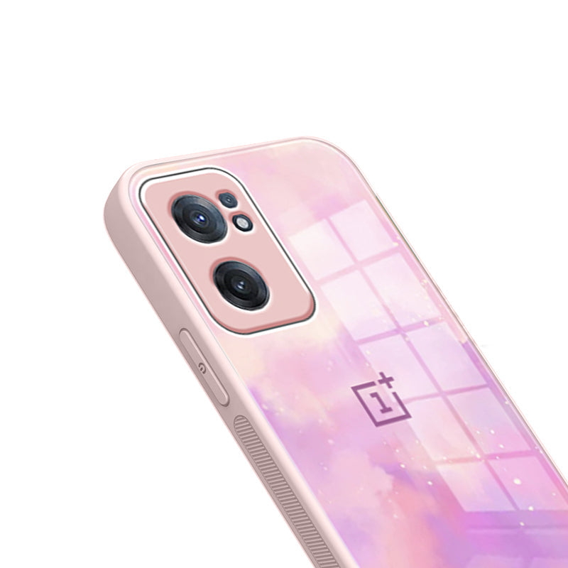 Pastel Sparkle Pattern Glass Case - OnePlus