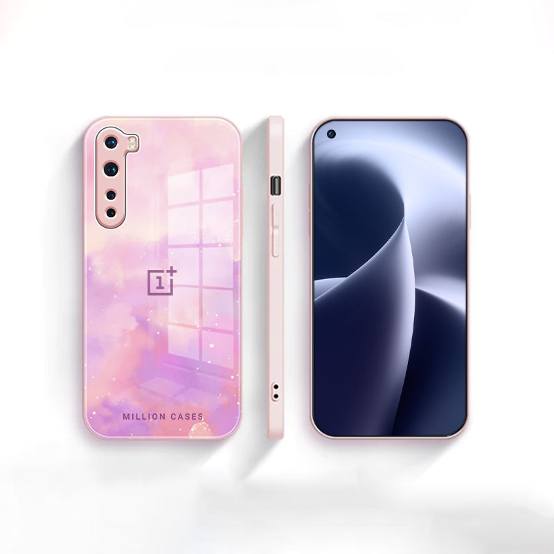 Pastel Sparkle Pattern Glass Case - OnePlus