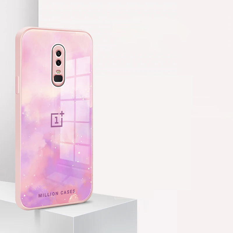 Pastel Sparkle Pattern Glass Case - OnePlus