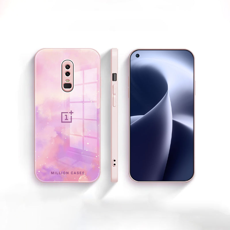 Pastel Sparkle Pattern Glass Case - OnePlus