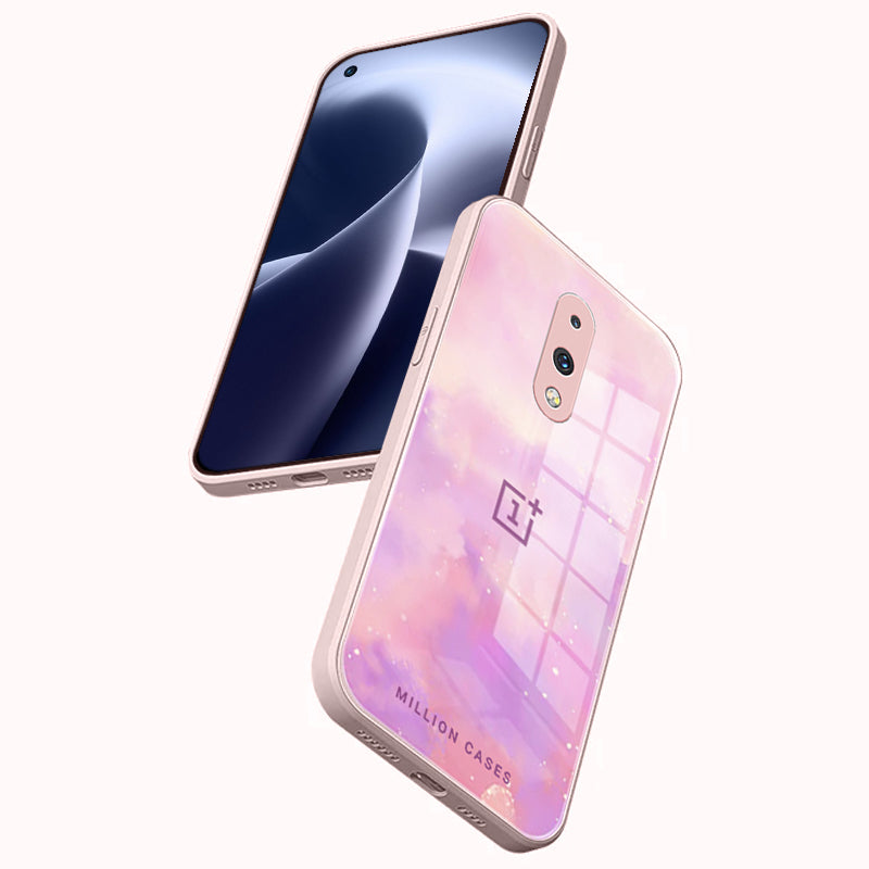 Pastel Sparkle Pattern Glass Case - OnePlus