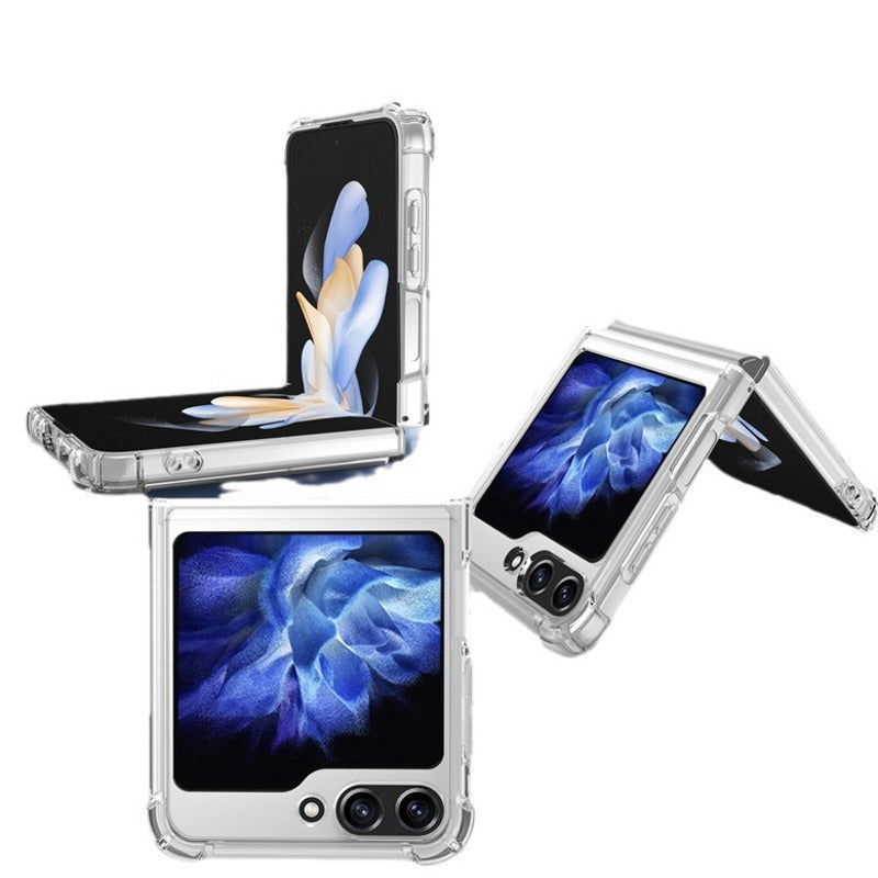 Galaxy Z Flip5 Anti-Knock TPU Transparent MagSafe Case