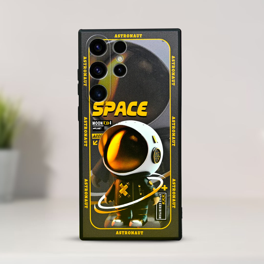 Luxury Space Astronaut Soft Silicone Case - Samsung