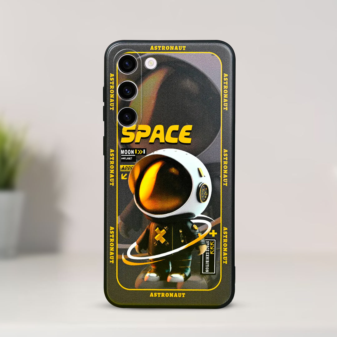 Luxury Space Astronaut Soft Silicone Case - Samsung