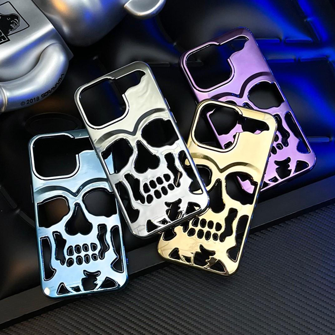 iPhone Series Hollow Skull Design Case