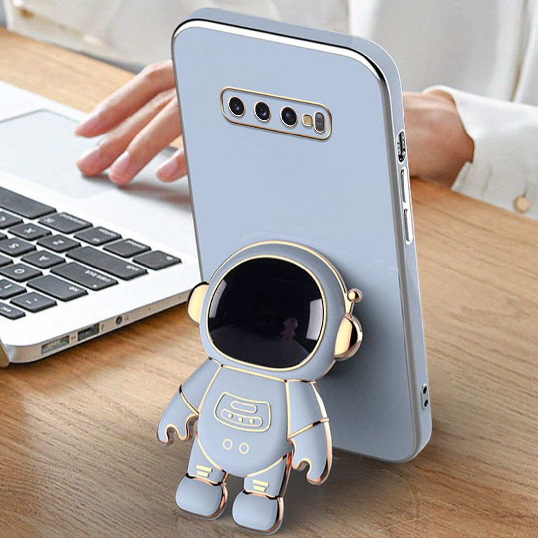 Galaxy S10 Plus Luxurious Astronaut Bracket Case