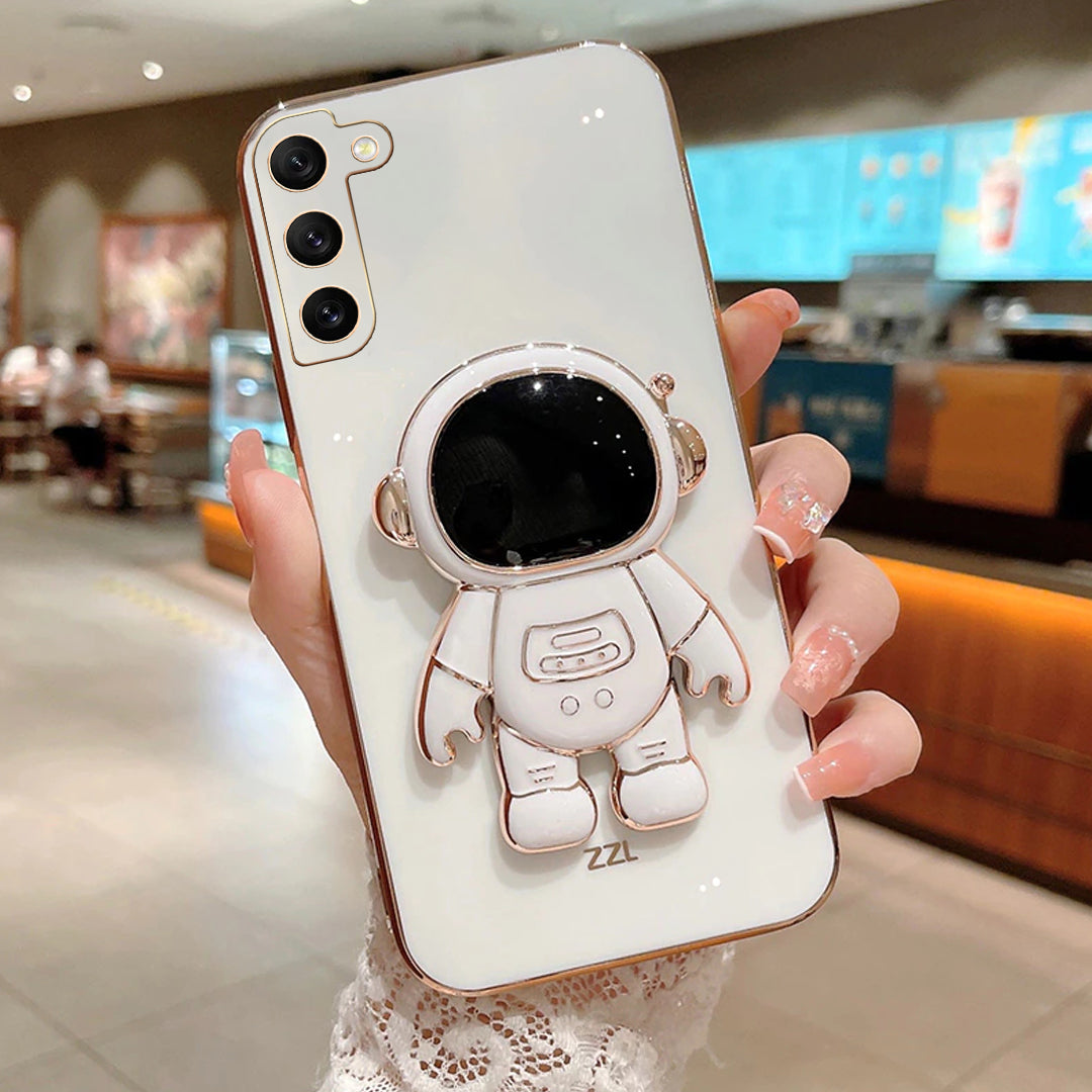 Galaxy S21 Plus Luxurious Astronaut Bracket Case