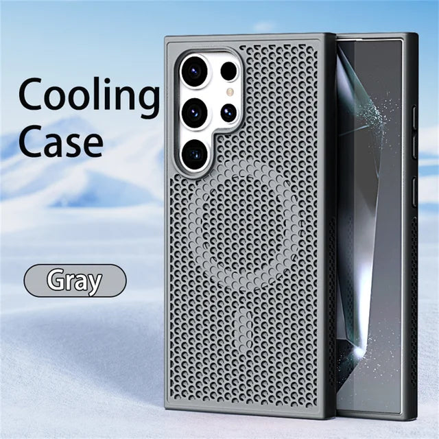 Magnetic Lattice Heat Dissipation Case - Samsung