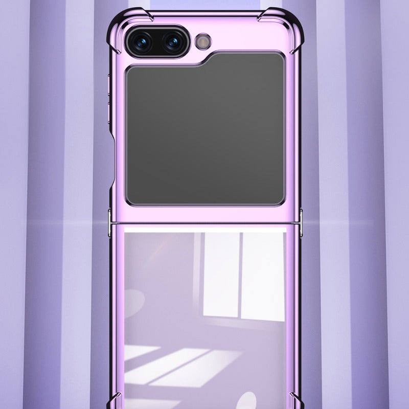 Galaxy Z Flip5 Elegant Plating Shockproof Frame Case