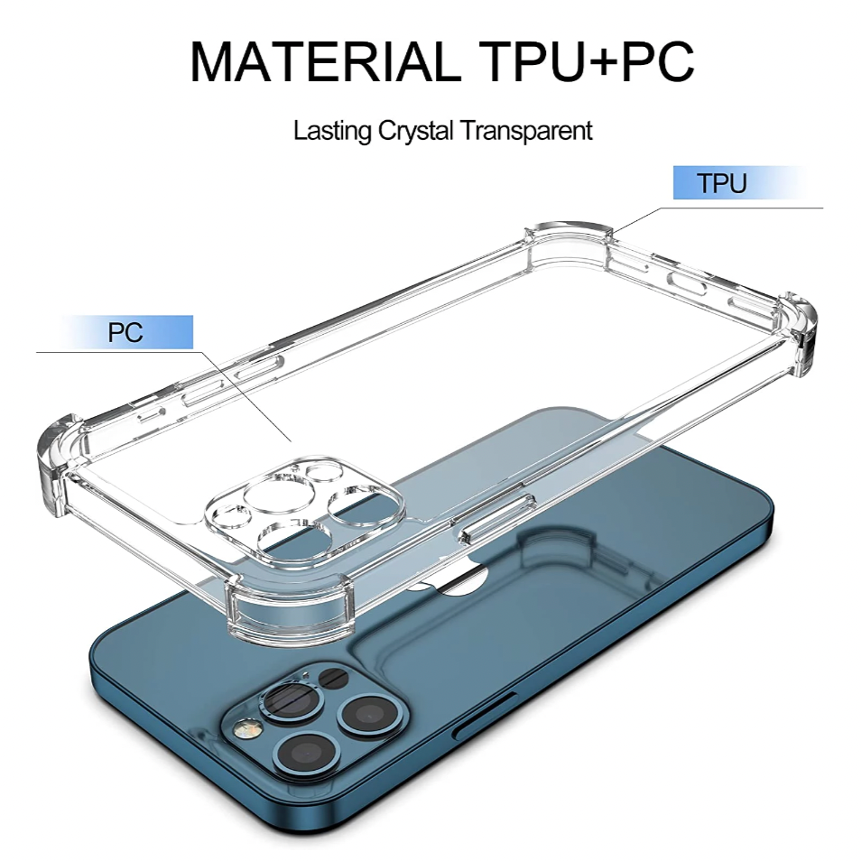 iPhone 14 Anti-Knock Shockproof Transparent Case