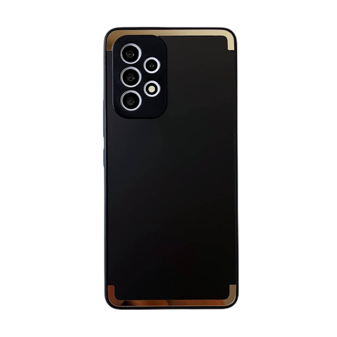 Galaxy A Series Square Gold Plated Matte Case