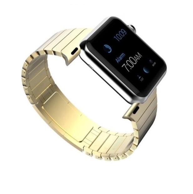 Stainless Steel Link Band for Apple Watch [42/44MM] - Gold