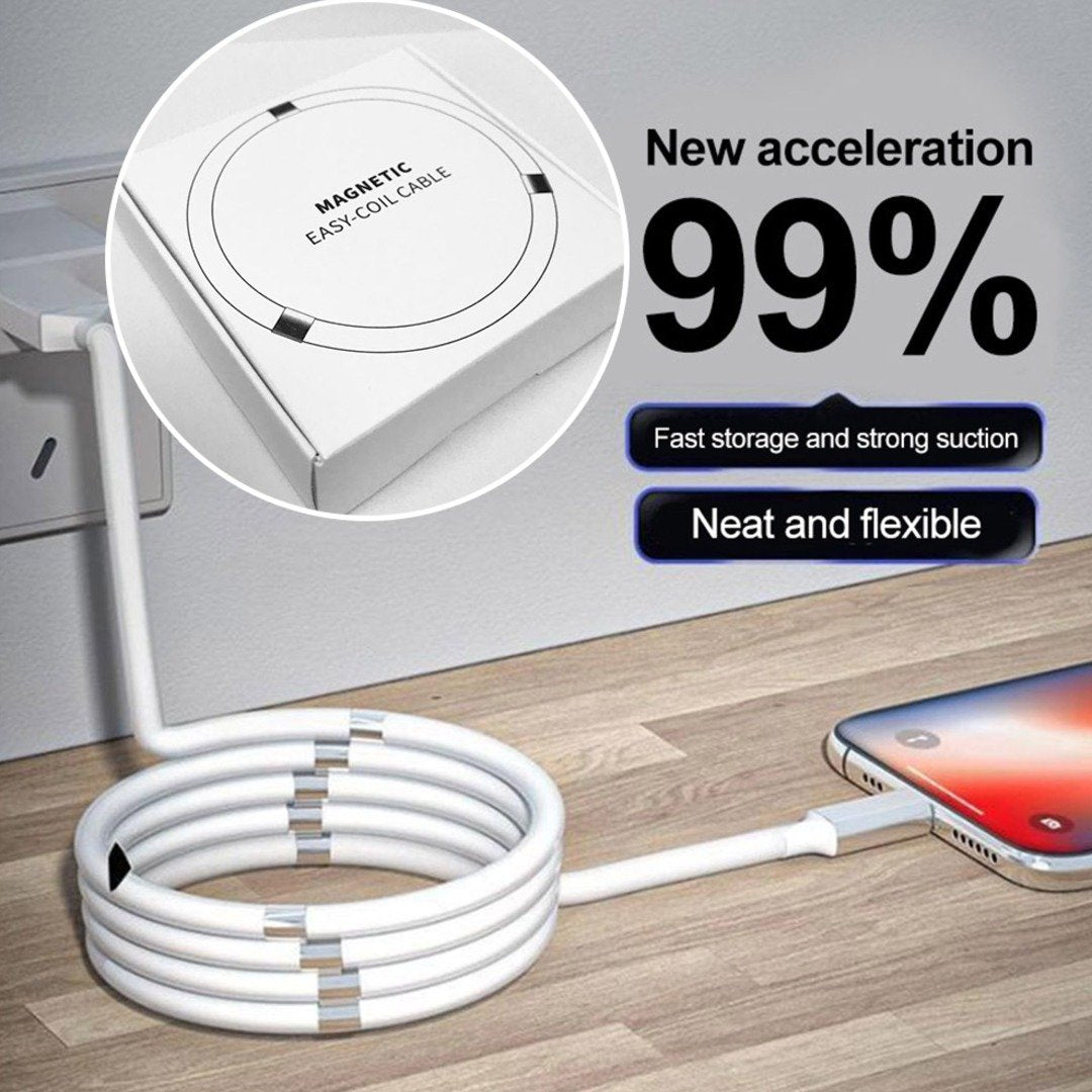 Magnetic Type-C Fast Charging & Data Cable