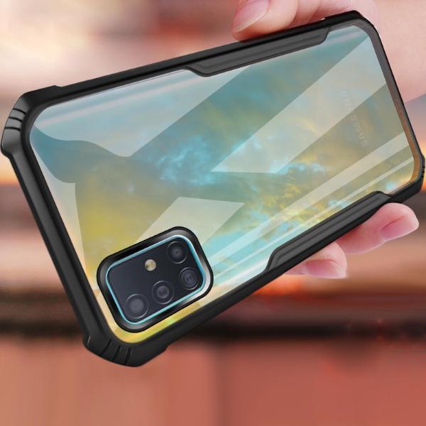 Galaxy A71 Shockproof Transparent Back Eagle Case