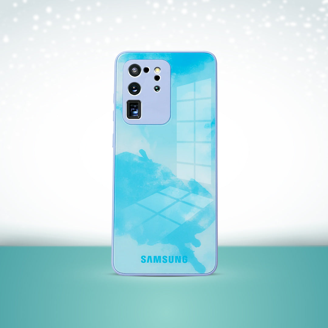 Colorful Wave Glass Phone Case - Samsung