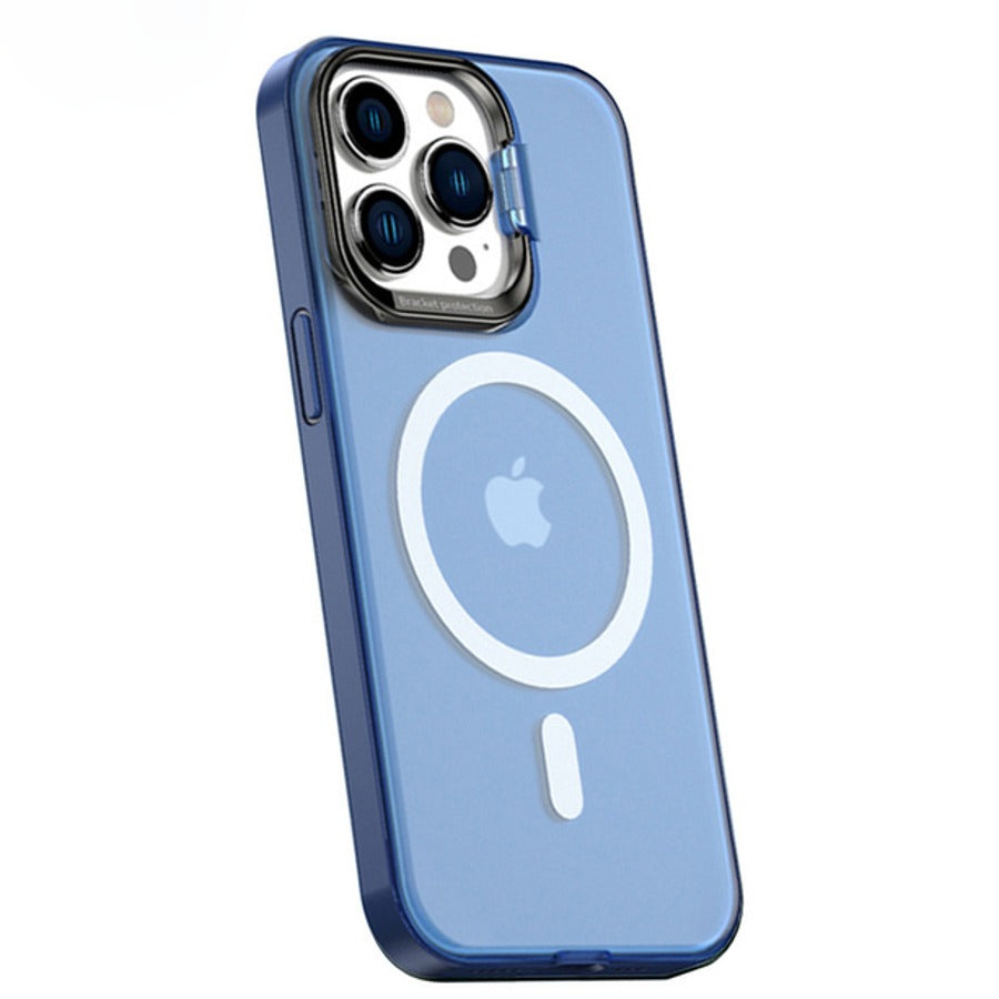 Frosted Matte Case With Kickstand Ring - iPhone