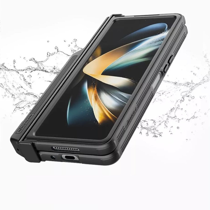 Galaxy Z Fold4 Camera Protection Camshield S-Pen Holder Stand Case