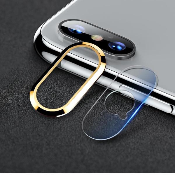 TOTU ® iPhone XS Max Camera Lens Glass Protector and Ring