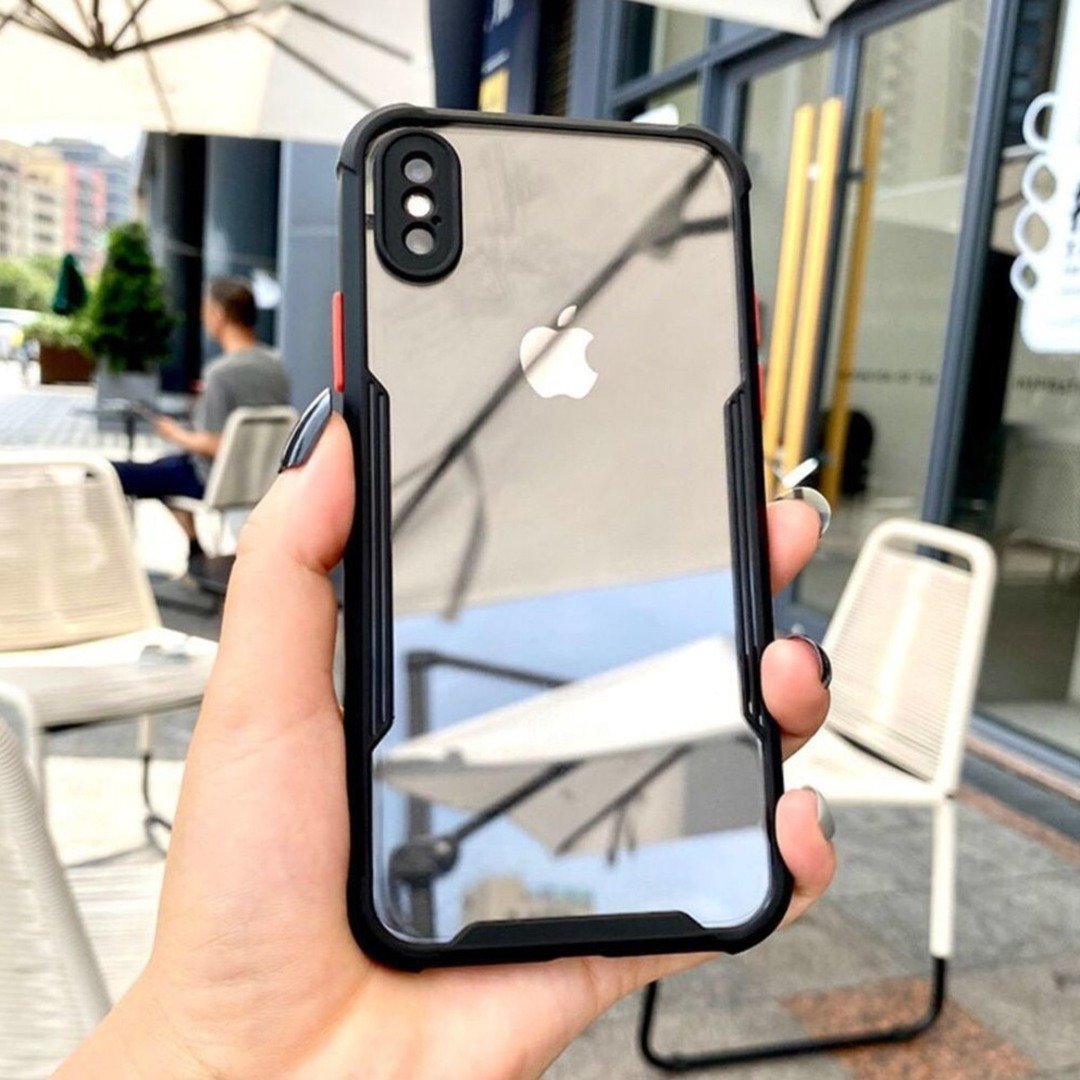 iPhone XR Shockproof Bumper Phone Case with Camera Protection