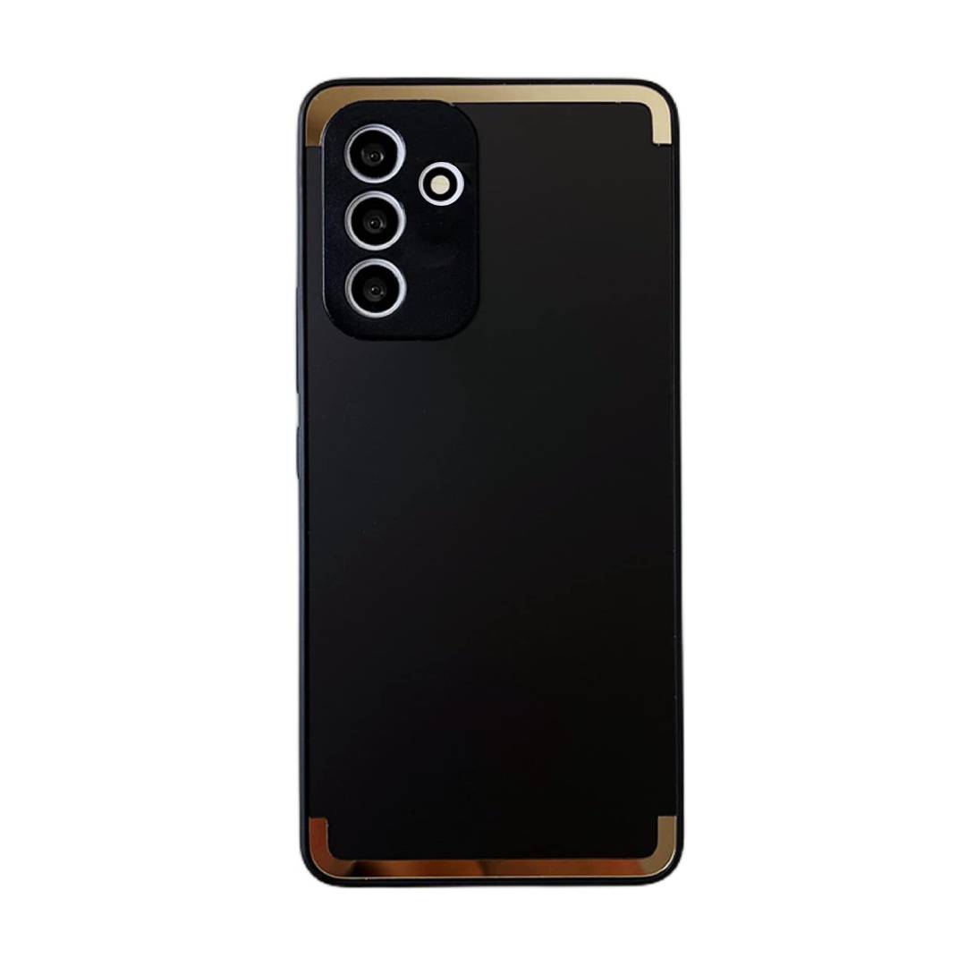 Galaxy A Series Square Gold Plated Matte Case